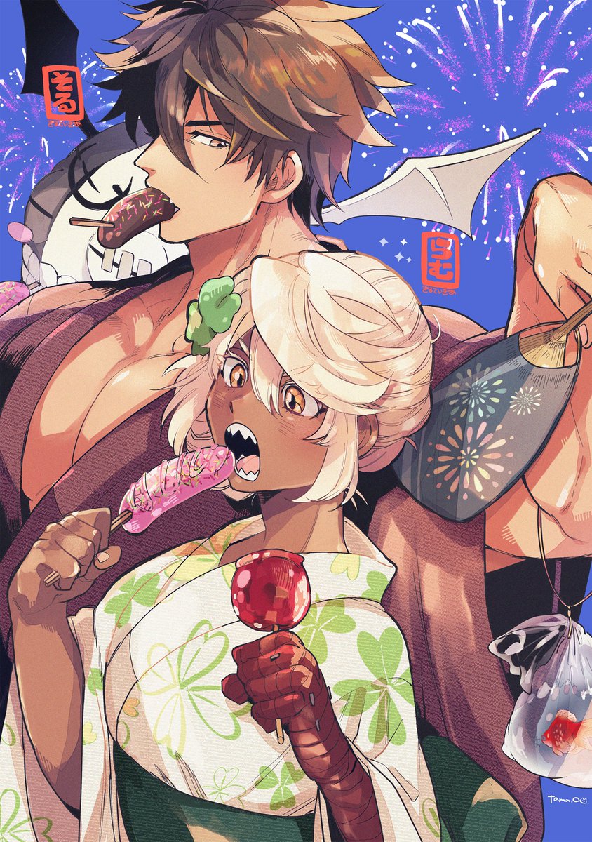 1_ssmk's tweet photo. 夏コミは夏グッズが作れて楽しいです🍉また行くからね～☀️ https://t.co/ppDghTZdOi