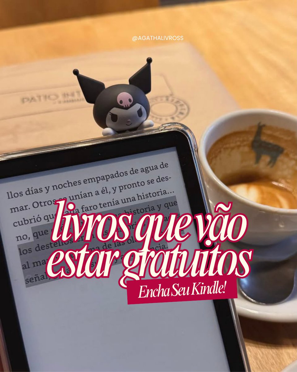 agathalivross's tweet photo. ⋆ 𐙚 📖 ALGUNS e-book que ficarão GRATUITOS no Encha Seu Kindle 2026, que ocorrerá no dia 13/08! 

— se puder curtir, comentar, dar rt, compartilhar com os amigos!

— estes são apenas ALGUNS mas a lista TODA dos gratuitos está aqui 👇🏻

⋆ 𐙚 📖 lista: https://t.co/ldQvlQQH2A https://t.co/7O2UThUCWV