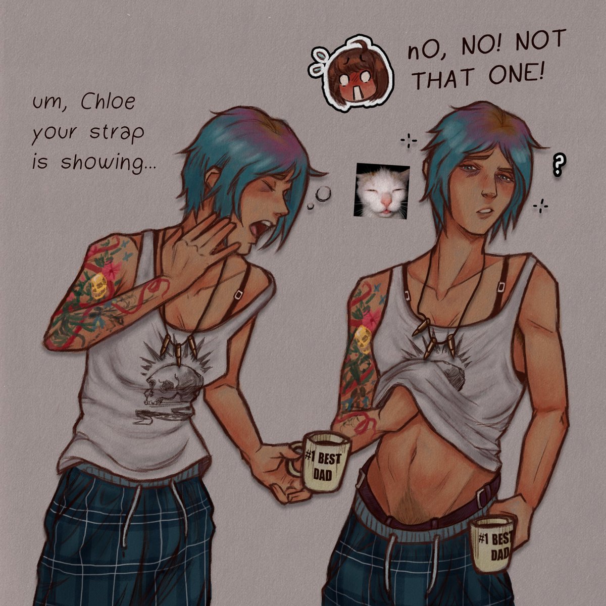 coldmariposas's tweet photo. sorry the donkey here completely forgot her tattoos for a moment, fml

now y'all have to forgive me instead 😭

i'll be posting tattoo version on tumblr! https://t.co/IRDMAAdmFO