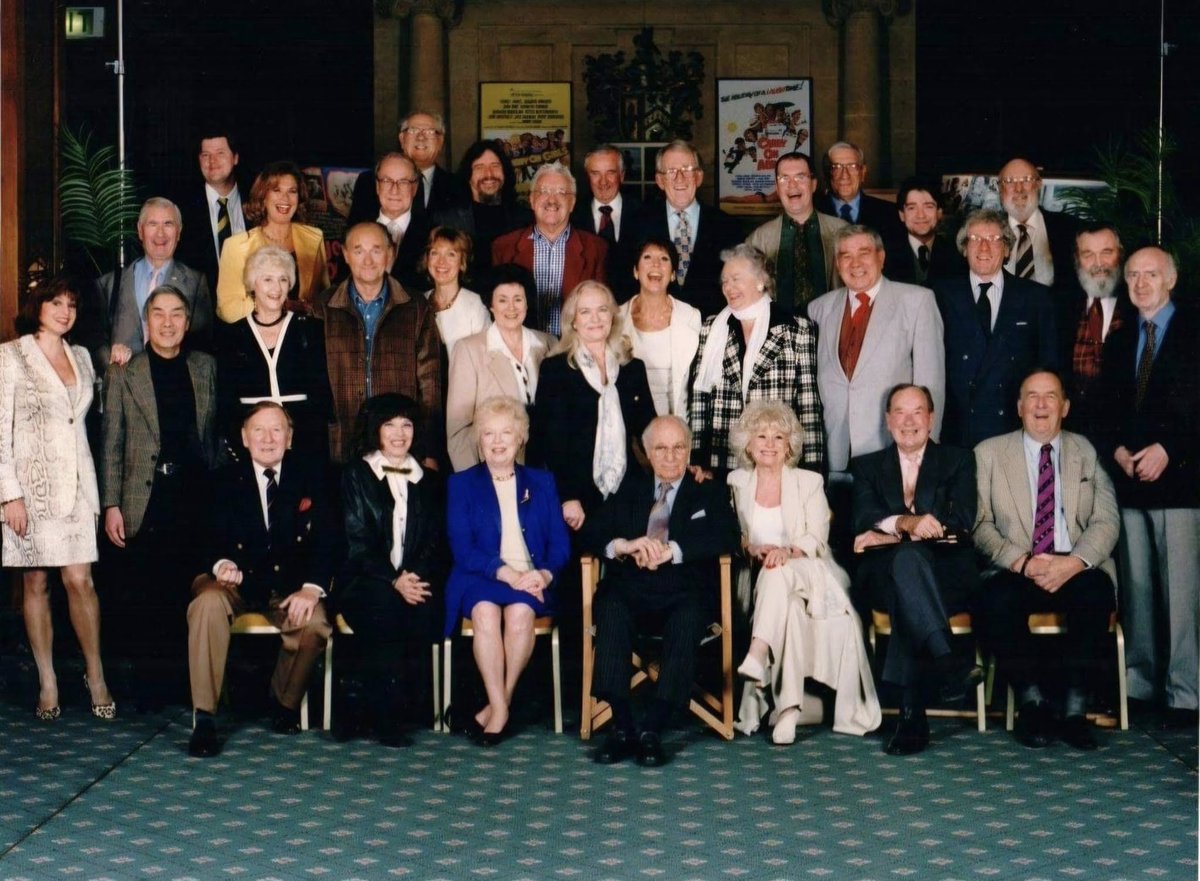 carryontitterin's tweet photo. A 40th anniversary event for the Carry On films at Pinewood Studios in 1998. How many can you name? 👀 https://t.co/WKwhn5udX8
