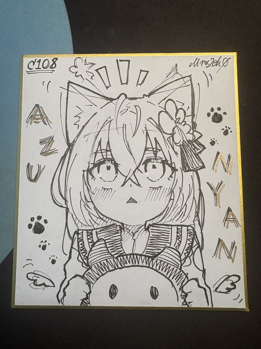 mnx2ek0_sub's tweet photo. 豆色紙あずにゃん https://t.co/vsz4cWMT0n
