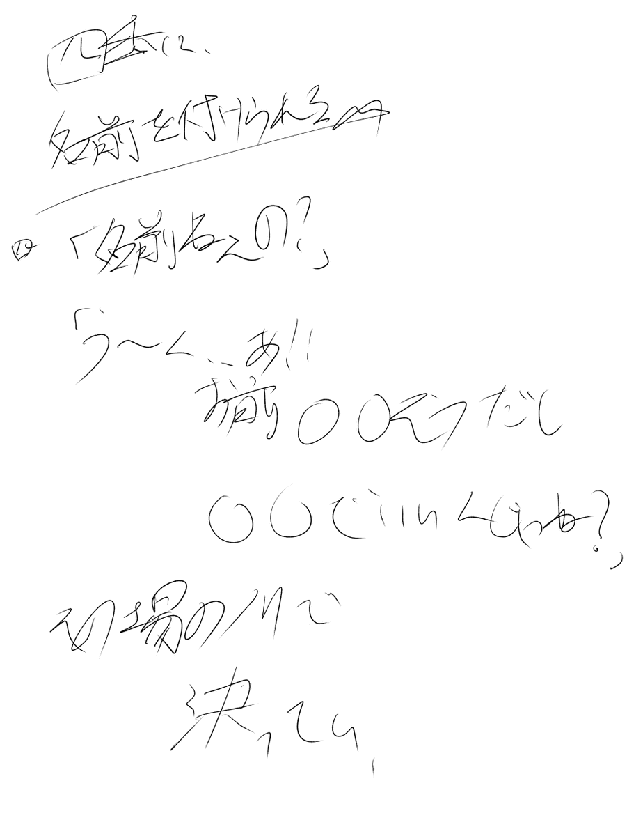 q736z's tweet photo. どうせ俺の字俺しかわかんねぇだろということで設定をやり直すためのメモを作ってます https://t.co/i5AhX3kcMp