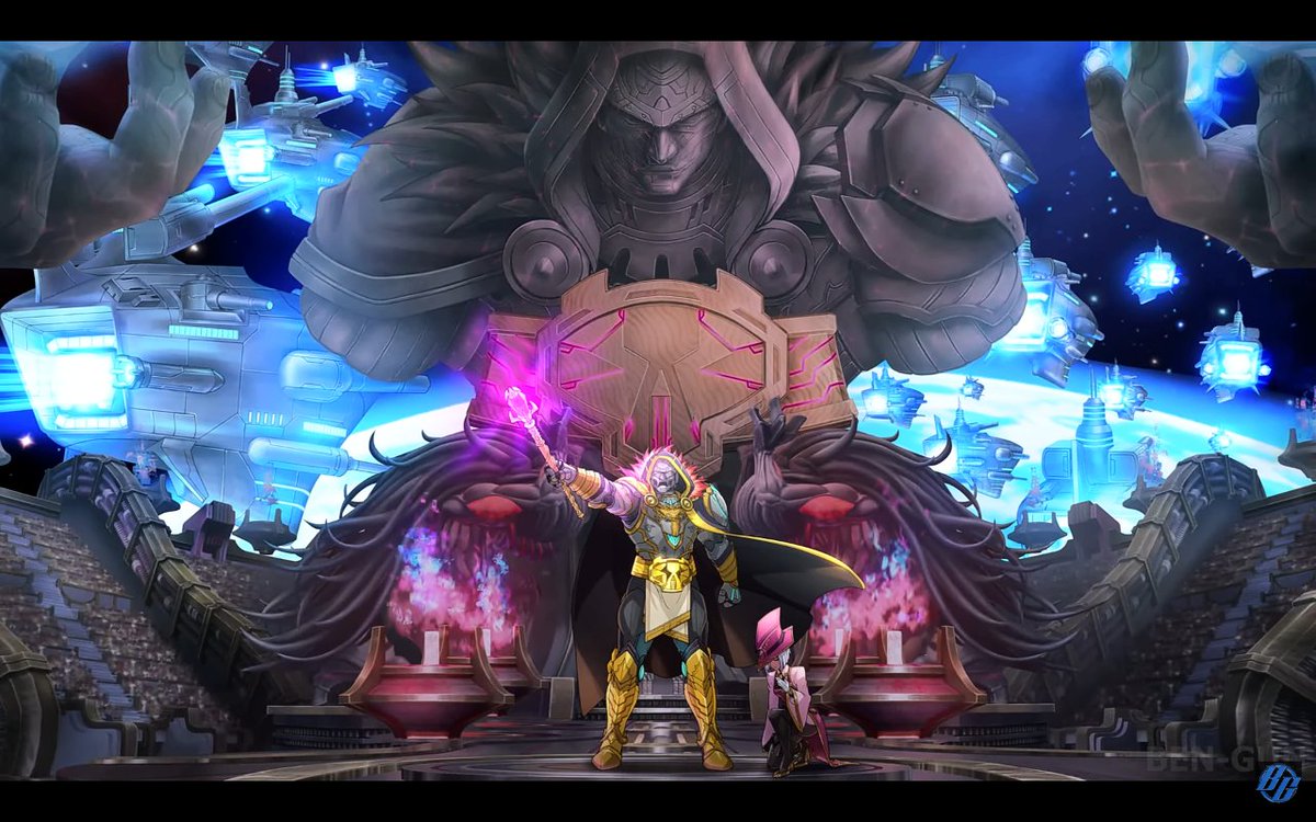 MrSizzleDizzle's tweet photo. @TokonFighters There is only One true Champion and that's Champion Doom...hail Champion Doom! But seriously I'd like for a sequel or dlc that follows the ending for Knights of Doom story... it's too perfect to just end it like that. Need Doom as the next main antagonist for this game. https://t.co/DqntGPxjGn