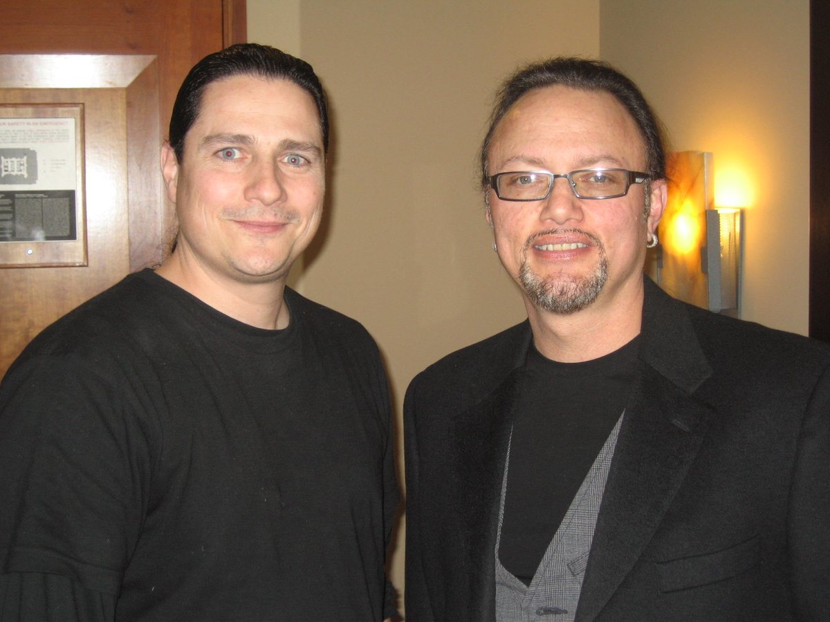 PeterOrullian's tweet photo. When I ran music and promotions for Xbox, I also chose @queensrycheofficial once, another favorite band of mine. The guitar is signed by all the band members. Geoff is the reason I moved to Seattle, to do vocal training with the same coach. 

#queensryche #geofftate @geofftate https://t.co/8PFcVxwxhS