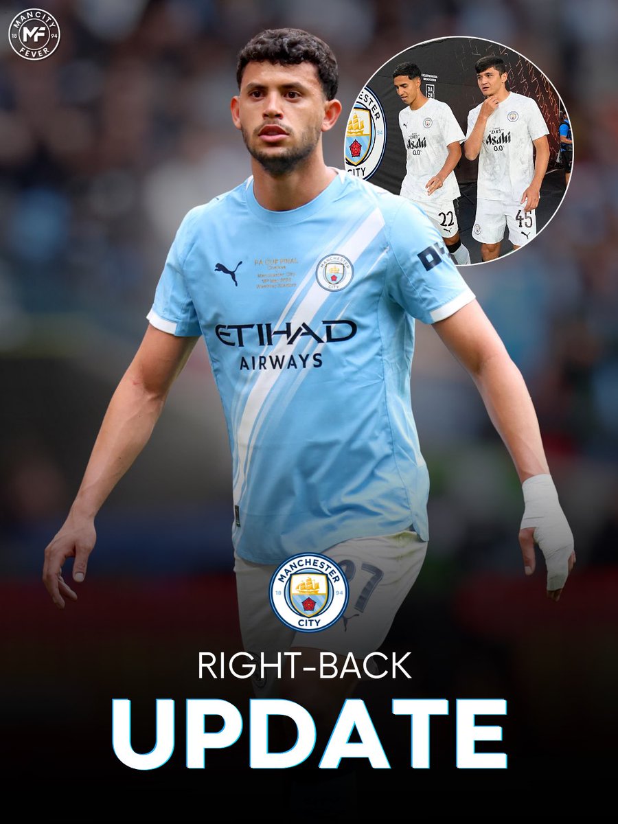 mancityfever2's tweet photo. 🚨 UPDATE: Manchester City are no longer in the market for a new right-back and are happy with the options they have in that position.

Matheus Nunes will remain City’s first-choice right-back this season. Abdukodir Khusanov can also step into the role when required.

Furthermore, Vitor Reis is set to remain at City. The opportunity to play at right-back could give him more minutes than simply being cover at centre-back.

[@spbajko]