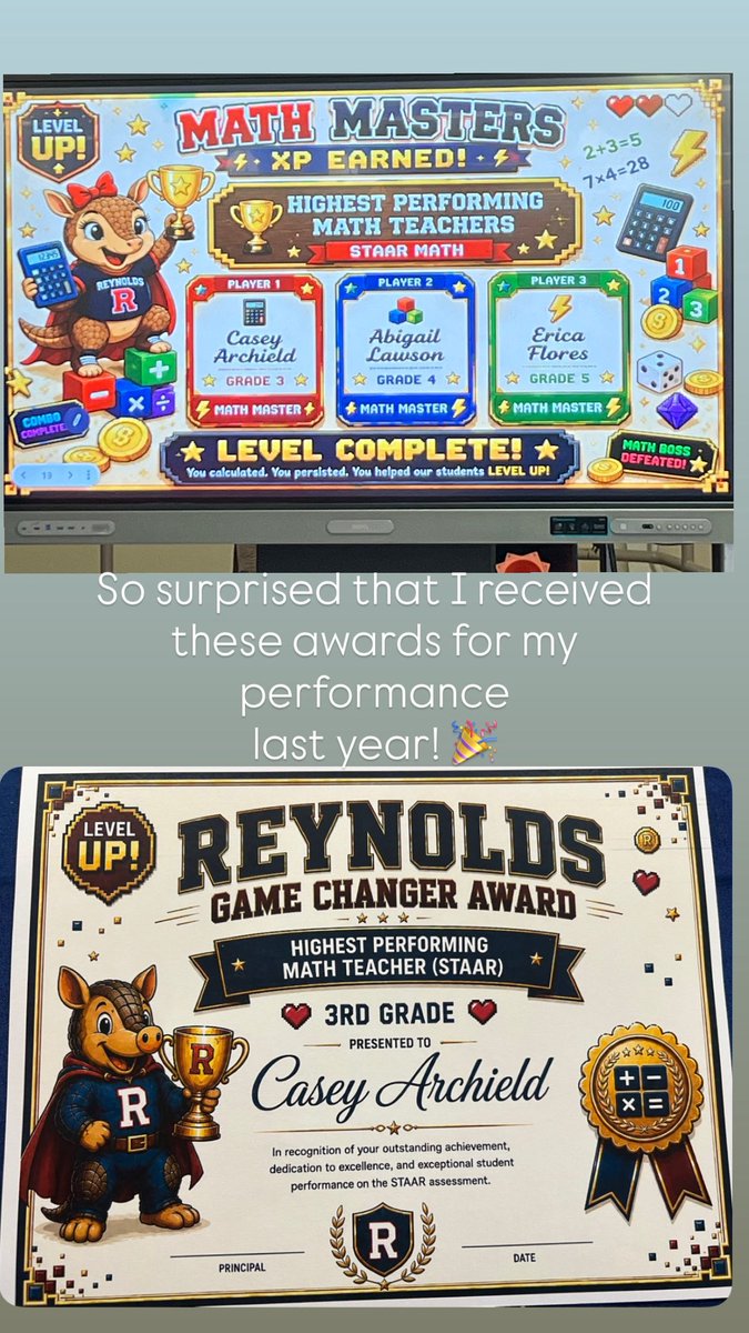 MsCaseyArchield's tweet photo. I guess I left the classroom with a bang!! 🎉Thank you @ReynoldsElem for the wonderful surprise! Work don’t stop just cause I’m out the classroom.  😉 #thenewspring 
#togetherinculture #togetherinaccountability #togetherinopportunity https://t.co/sIJAXG7vMF