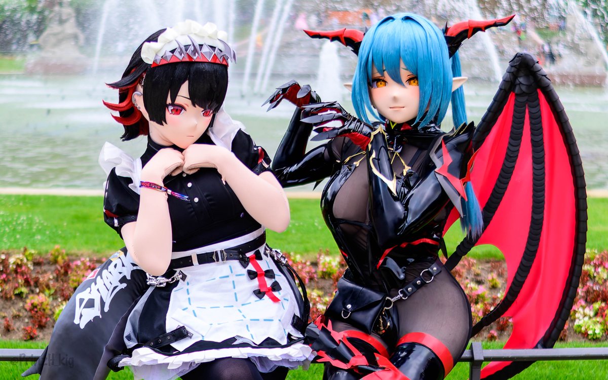 PrinzH_kig's tweet photo. Shorkin' it. 
with @Ryn_Kig 
📸 @FritekT #AnimagiC https://t.co/lpjsYBmDm6