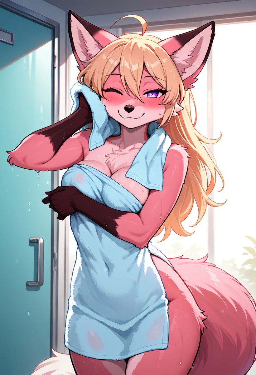 Paraiso_Furro's tweet photo. Nada como una ducha en la tarde… decidí no cubrirme del todo.

La toalla es solo una excusa.

¿Quieres que la deje caer o prefieres que siga jugando un rato más? 💦

#AIart️️️️️️️️️️️️️️️️️️️️️️️️️️️️️️️️️️️️️️️️️️️️️️️️️️️ #furry #AIイラスト