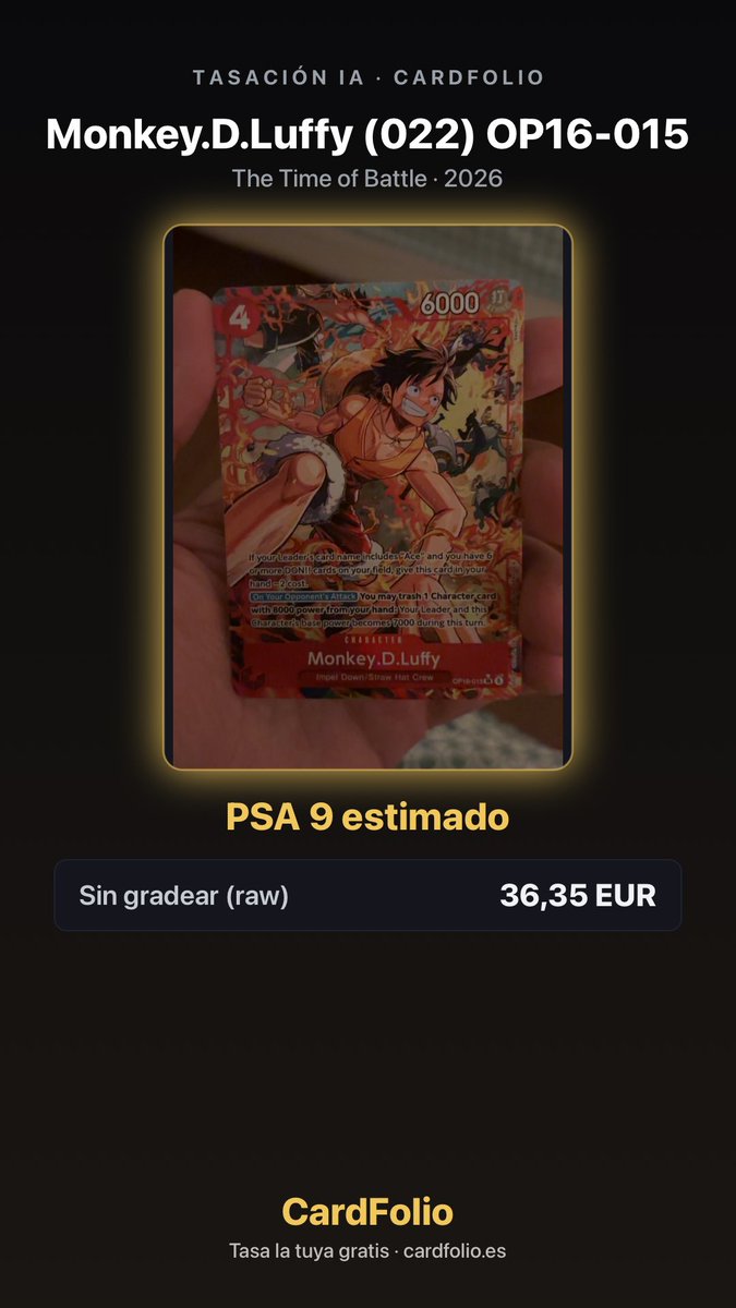 V_RuizT's tweet photo. Típico sobre que abres por la noche… y te sale un hit de la Op16. Nada mal. https://t.co/lzxPKt1gzT