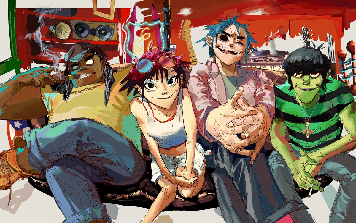 cringeazoid's tweet photo. #GORILLAZ https://t.co/qBgM6RQVUT