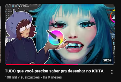 aestsart's tweet photo. Gente meu vídeo do krita pegou 100 mil views! simplesmente INSANO, tô pensando em fazer a parte 2 com algumas dúvidas que ficaram! https://t.co/HiAfCrlLMZ