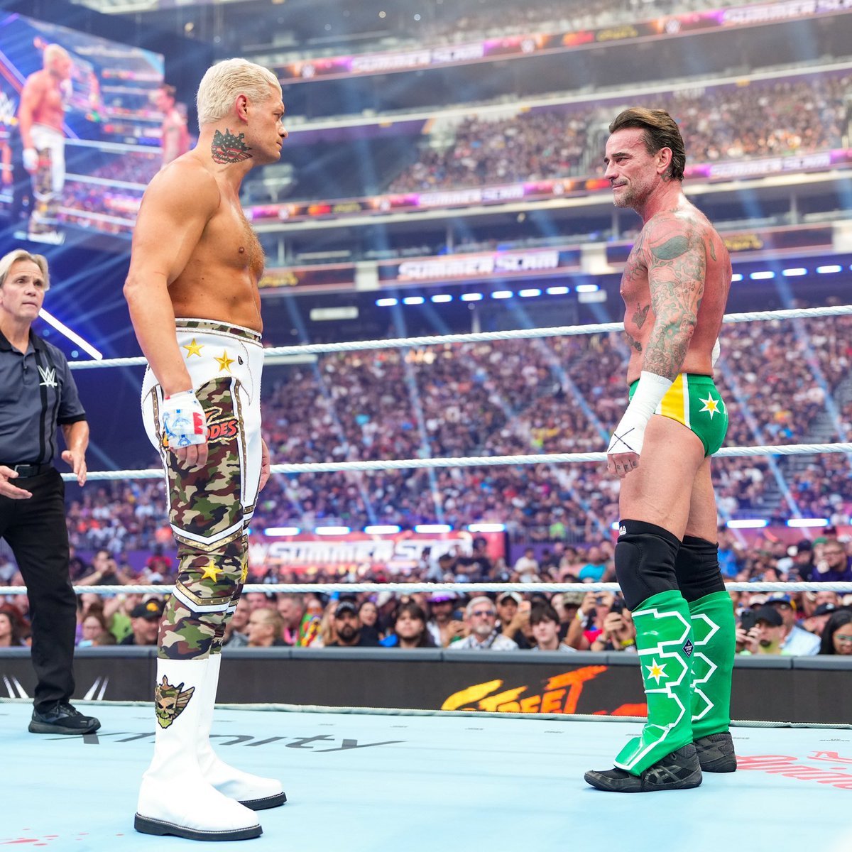 MyRhodeToGlory's tweet photo. See, there are ghosts in this business. Some wear suits. Some carry championships. And some… strike when you’re looking straight ahead.

@ShedHisScales.

Ironic, huh?

You know, there’s a strange thing about betrayal. It never hurts because it’s unexpected. https://t.co/VLjbcg1D83