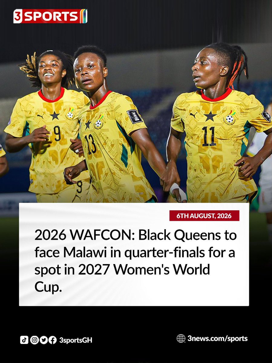 tv3_ghana's tweet photo. 🇬🇭 Black Queens book WAFCON quarter-final spot with draw against Mali

#3Sports #TV3GH https://t.co/dNPekTlyZ1