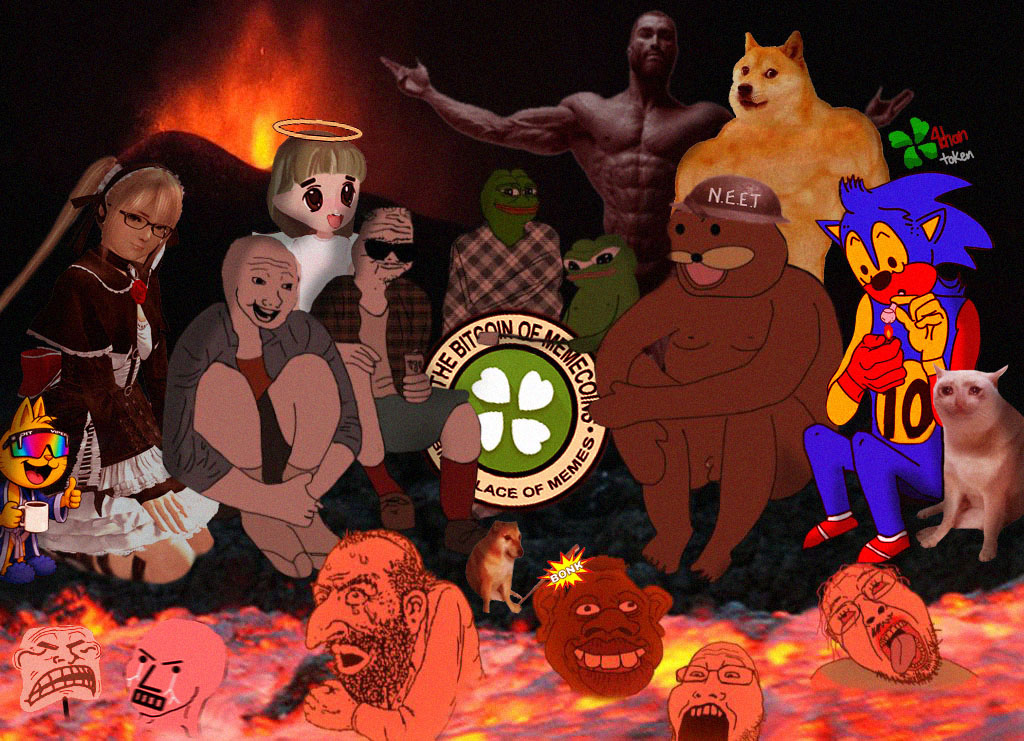 4chantokenio's tweet photo. >3yrs buildn 24/7
>23yrs burthn teh interwebz popular memez
>9200 anons hodln

all ob crypto twitter is running around wt our 4chan memez

does it get anymoor obvious?... kek

wi r just warming up🍀 https://t.co/mUp4boYYh4