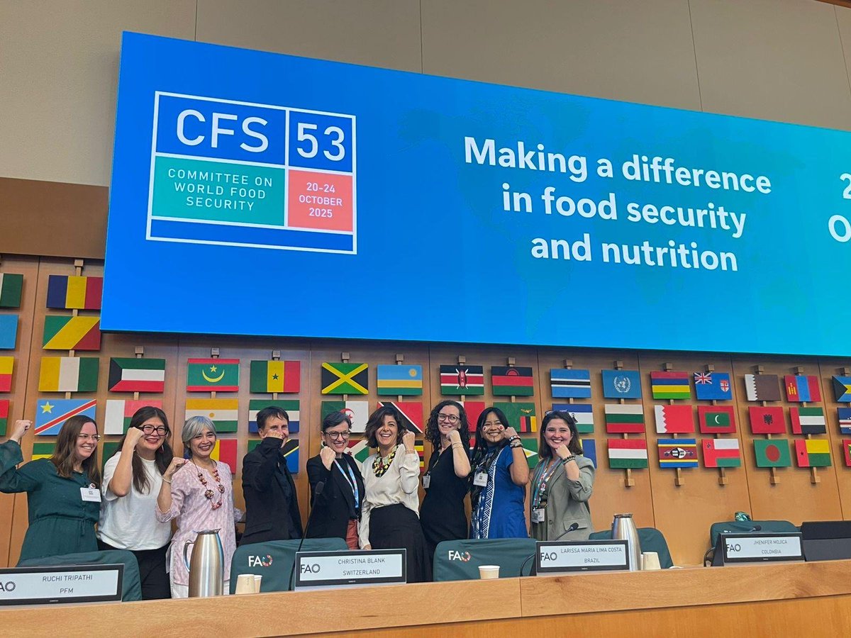 jmojicaflorez's tweet photo. Concluyo mi misión como Embajadora de Colombia ante la FAO, el FIDA y el PMA con gratitud y la satisfacción del deber cumplido. Colombia volvió a ocupar un lugar relevante en la agenda internacional de seguridad alimentaria y desarrollo rural, tras 30 años de ausencia.

Me hace mucha ilusión retornar al país. Llego con las energías renovadas, mucha disposición y el compromiso de seguir trabajando por el Acuerdo de Paz, la reforma agraria y las comunidades rurales... hasta que logremos una Colombia sin hambre 🇨🇴!