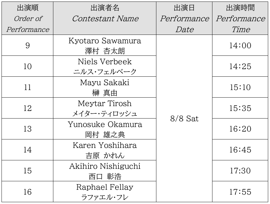 hiroshimafest's tweet photo. #第3回ひろしま国際指揮者コンクール 一次予選出演順発表🎼🕊
#ひろしま国際指揮者コンクール #ConductingCompetition #ひろしま国際平和文化祭 #ひろフェス #広島 #Hiroshima #平和 #Peace #指揮者 #Conductor #クラシック音楽 #ClassicalMusic https://t.co/uas8nwAxaL