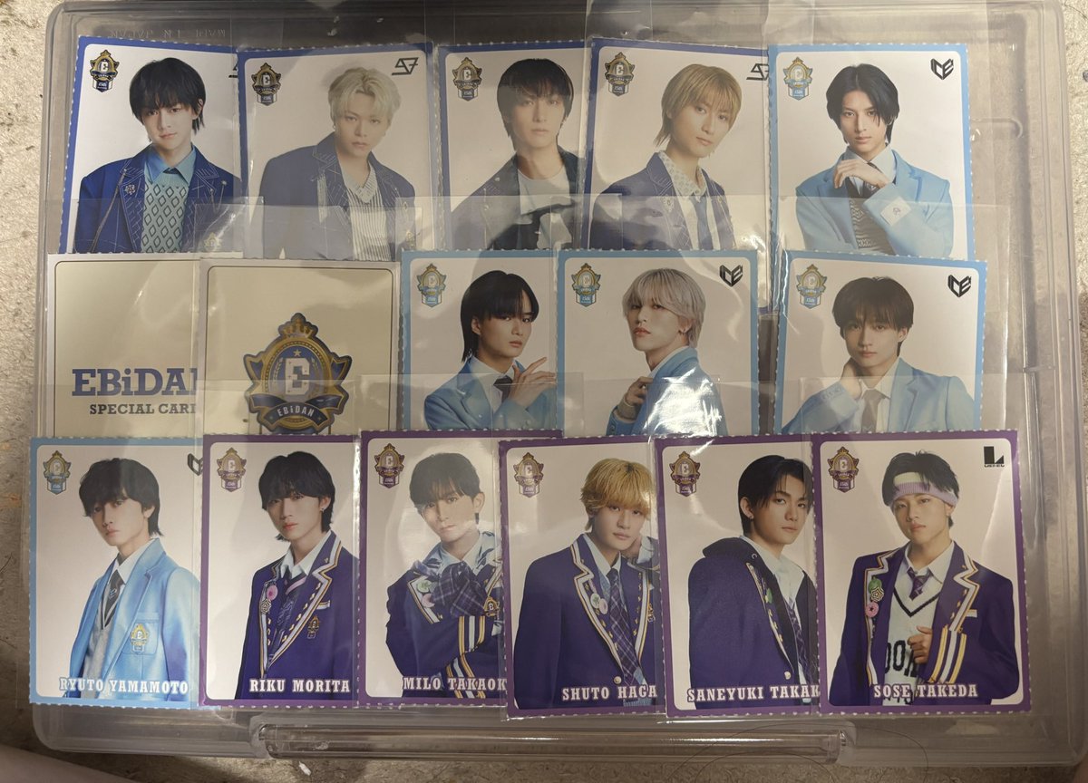 mayu04180918's tweet photo. 日経エンタテインメント　EBiDAN     フォトカード　交換

【求】 SHOOT FUMIYA  買取

【譲】下記画像

郵送でのお取引📮
纏めてのお取引優先させて頂きます。
お心当たりの方はご連絡お待ちしております。🙇‍♀️
 #EBiDAN交換 #EBiDAN譲 #EBiDAN求 https://t.co/qv4o0kv0i9