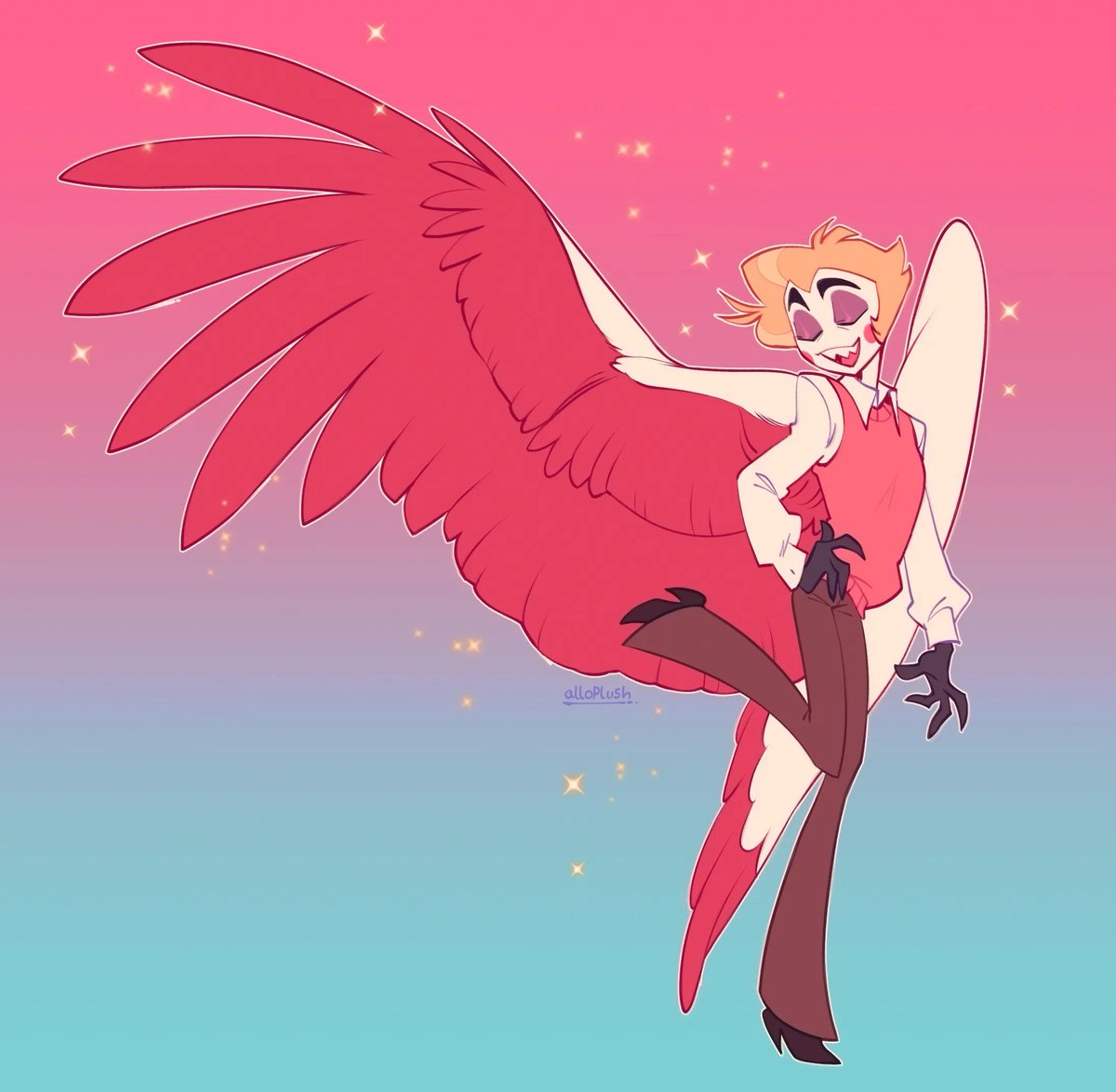 alloplush's tweet photo. #LuciferPinkWeek2026
Day 3: Pink complements my wings https://t.co/VoP5QsqEoE