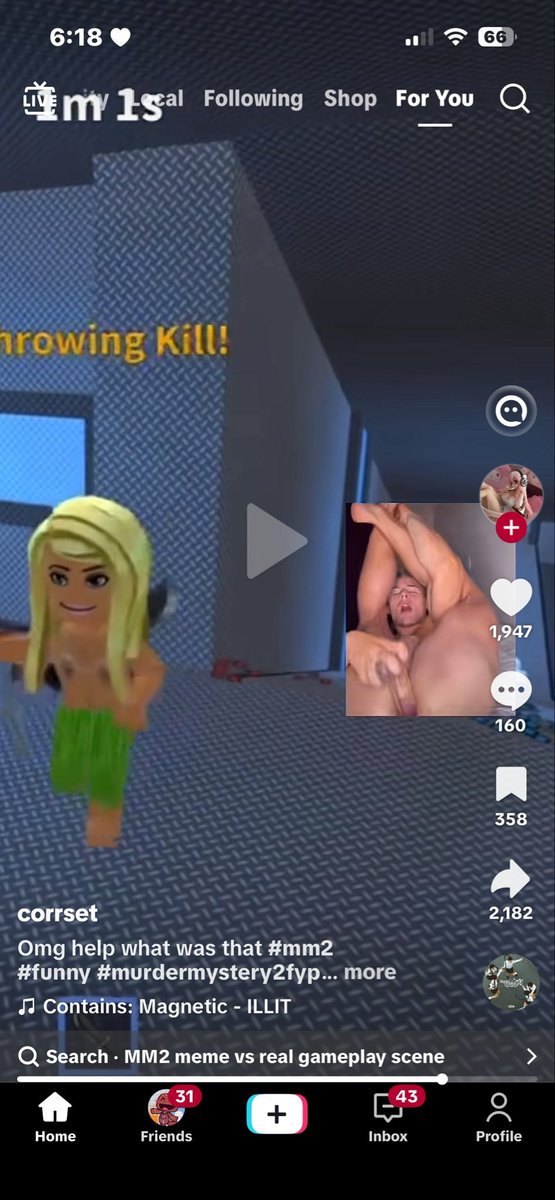 _8__sui's tweet photo. I don't understand why mm2 tiktokers think porn is sooo funny https://t.co/WuzSnhrqpG