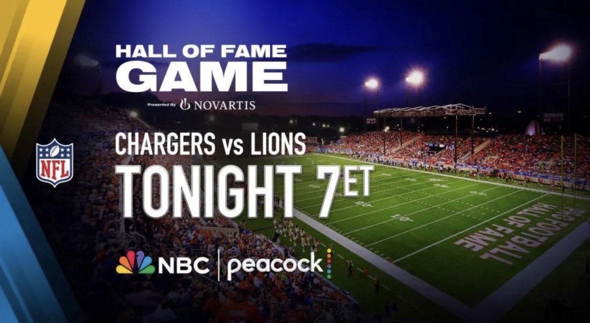 Dviewafj's tweet photo. 🏈 The 2026 NFL preseason officially kicks off tonight with the Hall of Fame Game. https://t.co/Drvabl5m4r