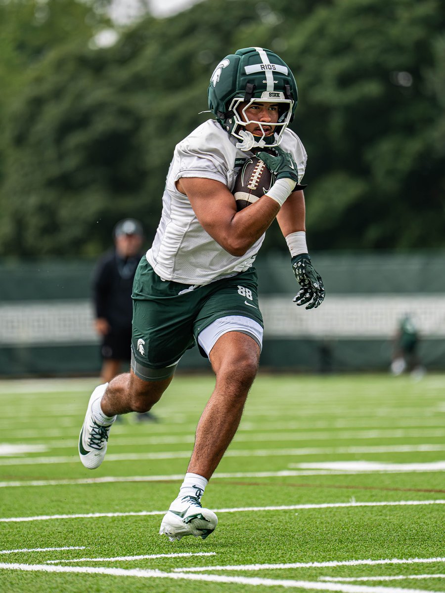 MSU_Football's tweet photo. We're back ✅ https://t.co/W5y60pL83W