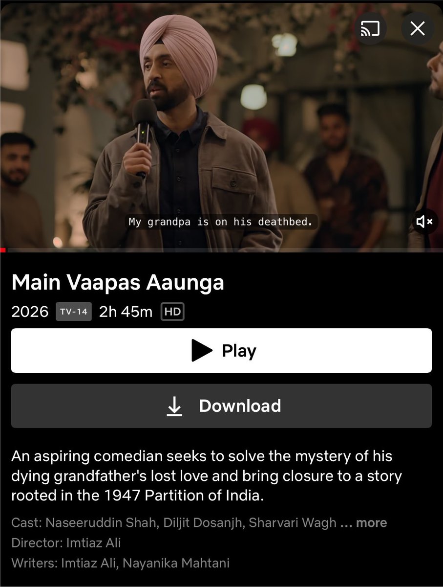 SophiaAQ's tweet photo. If you didn’t watch #MainVaapasAaunga, it’s on Netflix now. Watch it. Now. 😡 https://t.co/dRSs7aqR7p