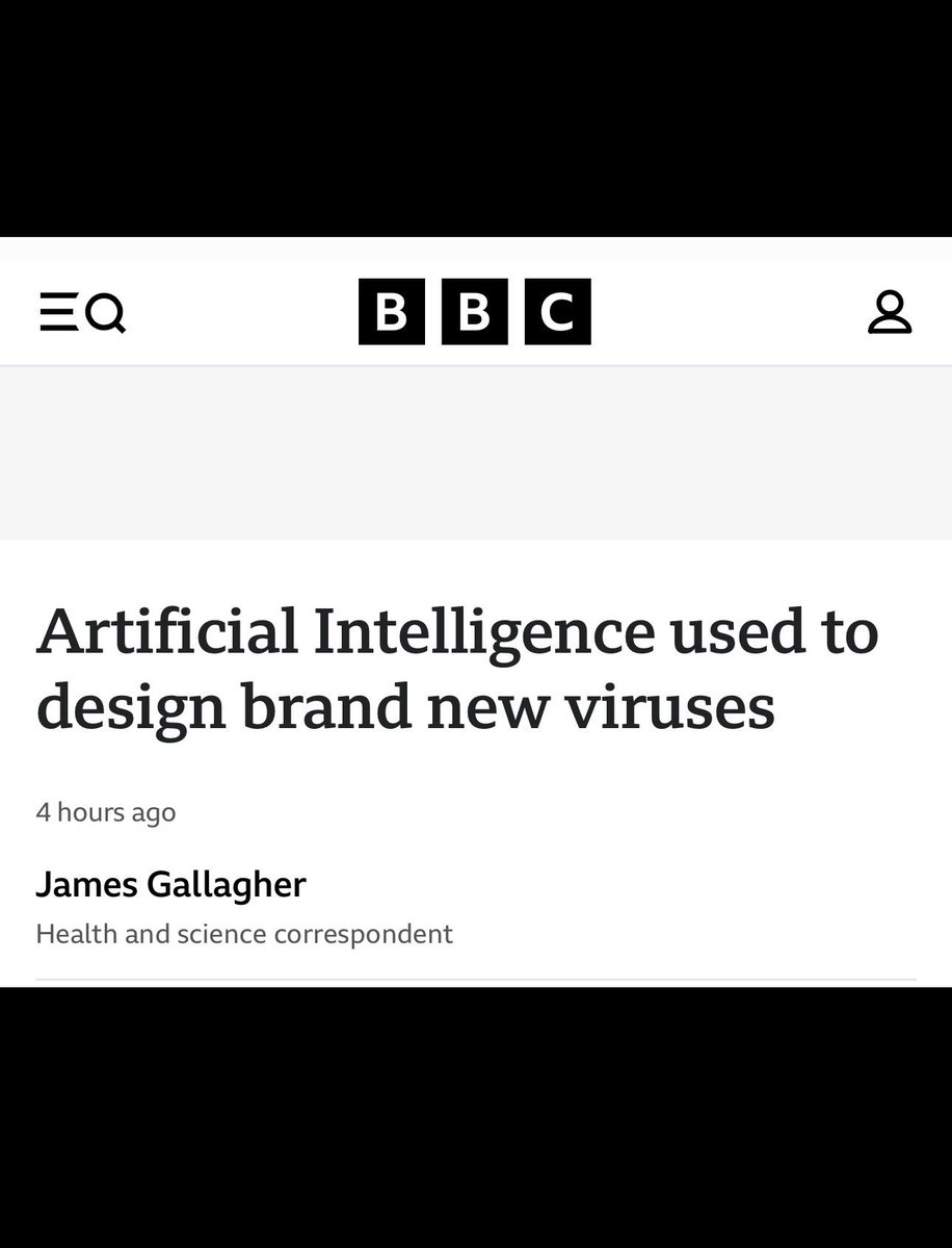 LauraMiers's tweet photo. August 4: Scientists say halving the human population will help the Earth and the 0.1%. 

August 5: AI designs brand new viruses! https://t.co/0PxaMrlVAz