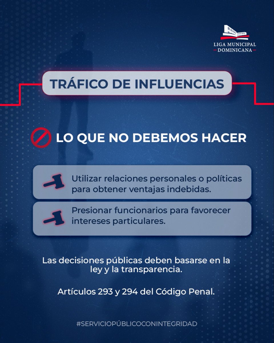 LigaMunicipalRD's tweet photo. ¡Alcalde/Alcaldesa: el cumplimiento de la Ley protege tu gestión, tu reputación y tu comunidad!
#LMD #GobiernosLocales https://t.co/pp8TFE3VCL