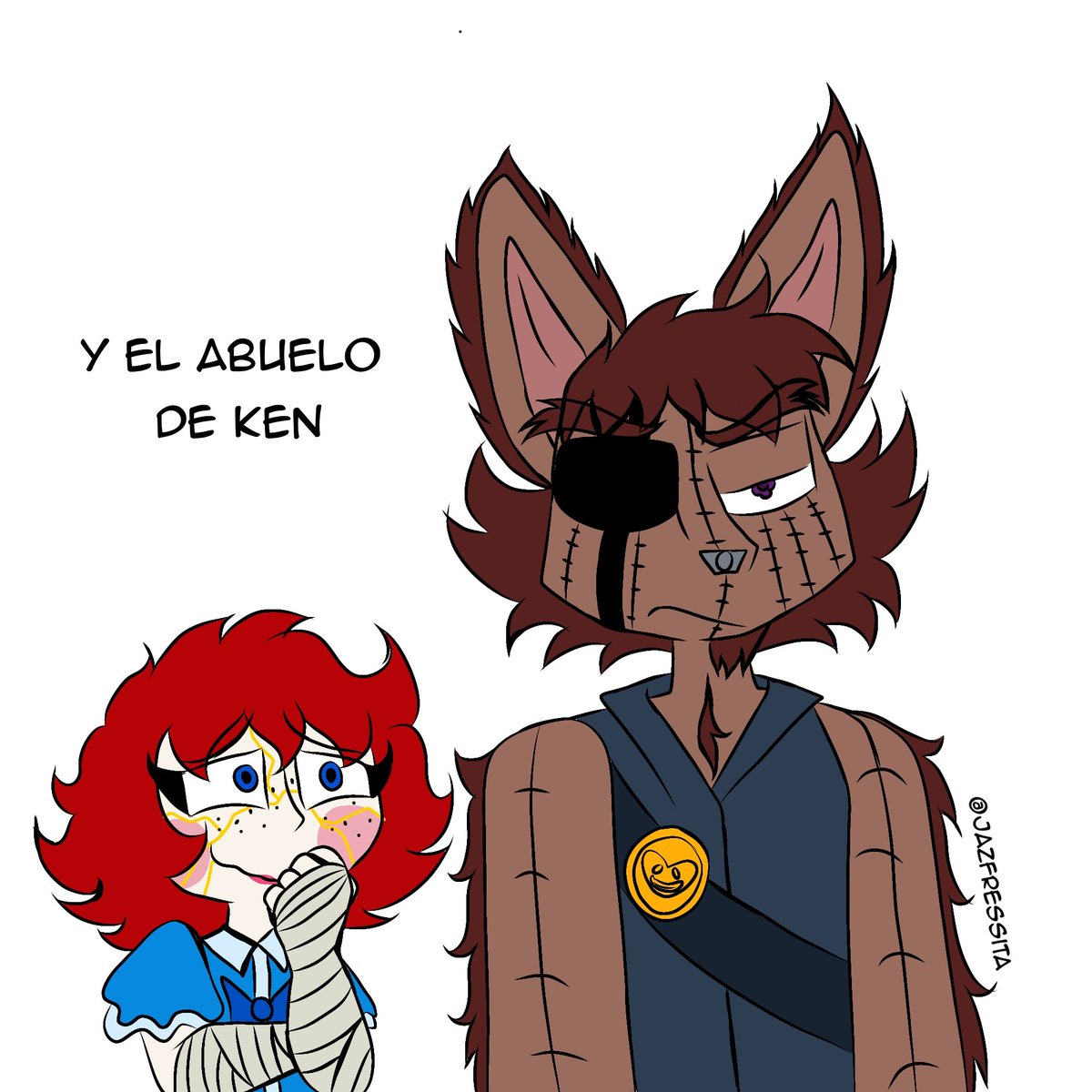 Jazfressita's tweet photo. Mini cómic #2
Tenía esta idea en mente después de ver comentarios diciendo que Giblet parecía un viejo de 40 años, yo tengo la teoría de que tanto él como Poppy tienen la misma edad xD
#poppyplaytime #gibletxpoppy #dogday #comic #poppyplaytimefanart #poppyxgiblet #engineerdoll https://t.co/RqXl6X7vVE