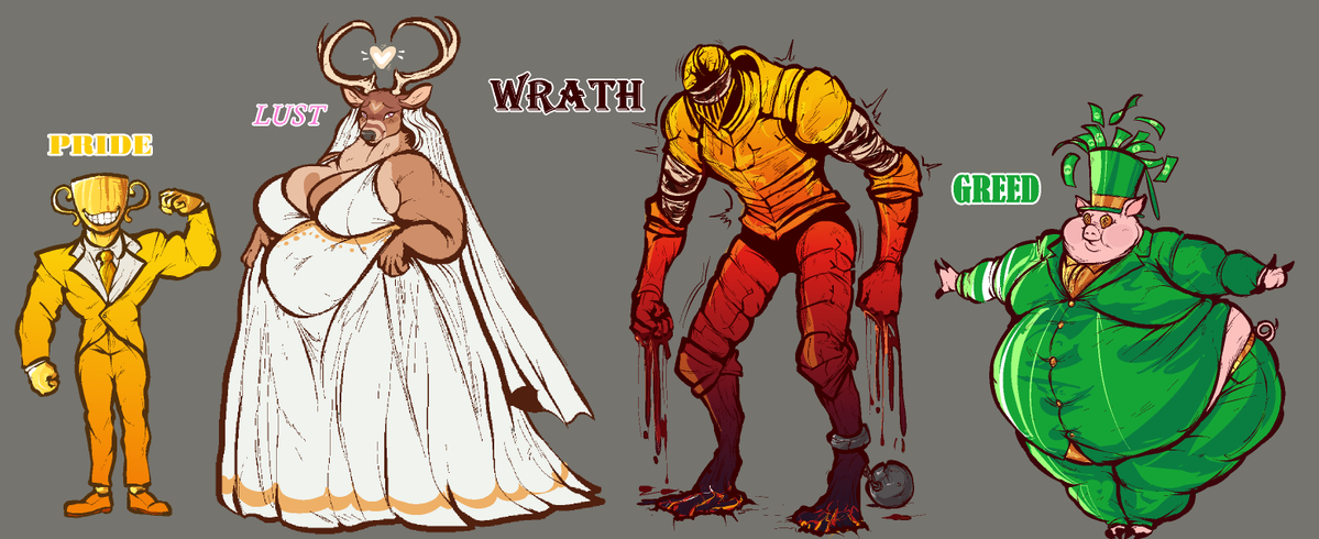 torielonepilots's tweet photo. I said i'd do it hihohooo

pt 2,, wrath and greed!! https://t.co/5UvWQk4ByO