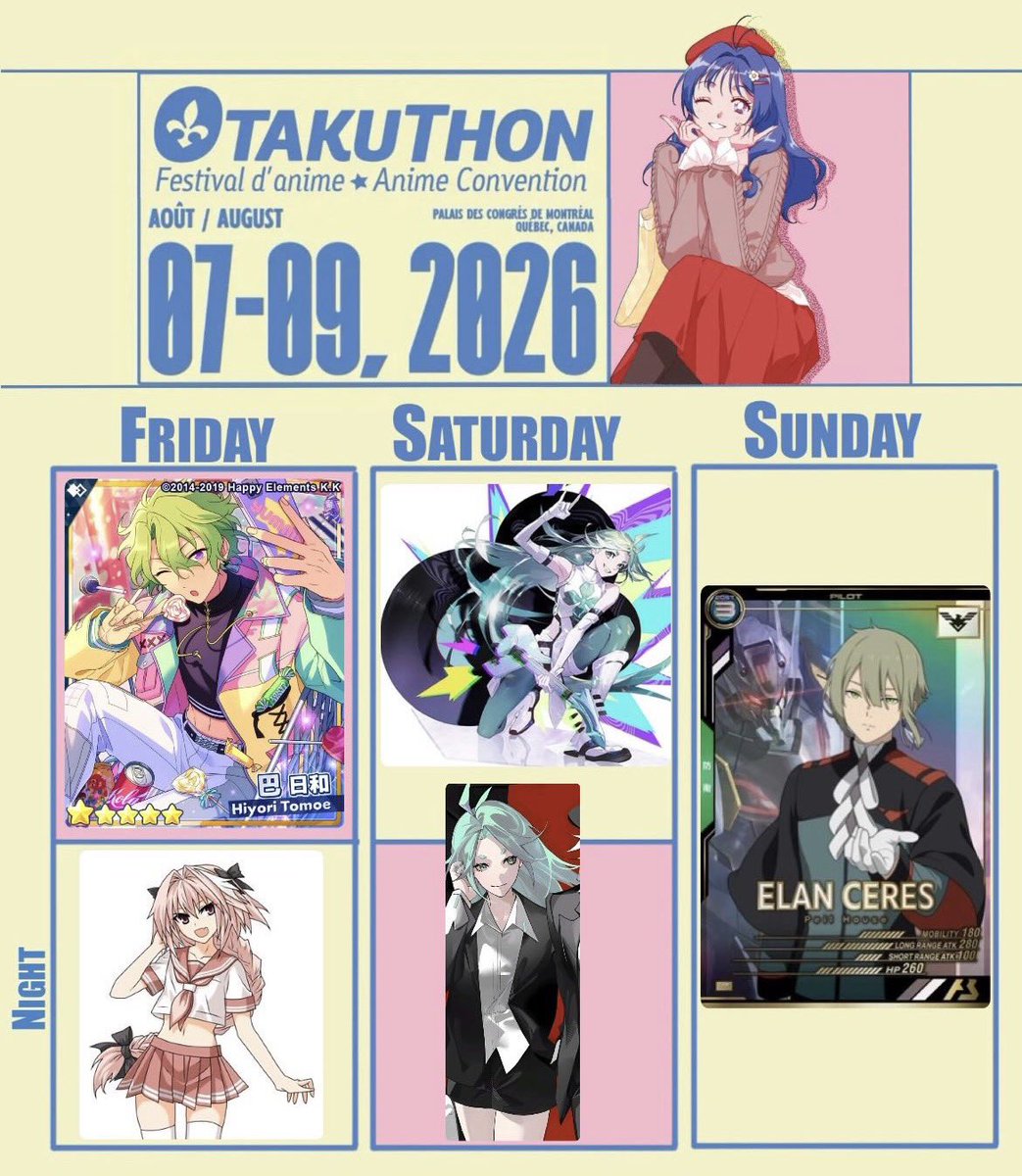 apricothobbies's tweet photo. #Otakuthon is this weekend! here is both my cosplay lineup AND the lineup of children I am bringing!

I also have freebies and trades, which will be added in the replies! ⤵️ https://t.co/PPgaGLrg83