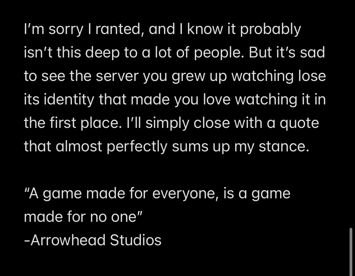 Alka1ine_'s tweet photo. TLDR; im sad and disappointed with Lifesteal. 

Just to be clear, I have nothing against people who enjoy modern LS, and I don’t blame any ccs involved, i just hate to see it go. https://t.co/SB7CFBQFaM