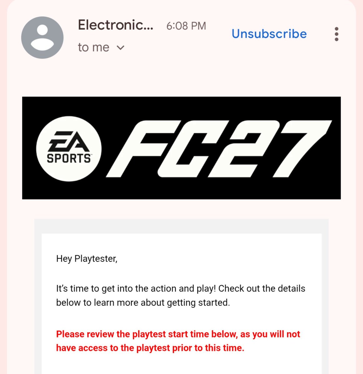 ThomasOwens1000's tweet photo. ๐จ FC 27 BETA CODES ARE STILL BEING RELEASED ๐จ
This code was given to me despite not signing up to the beta playtest and only having the account for 2 months.
#Fc27 #Fc27Beta https://t.co/cuxqafGzM8