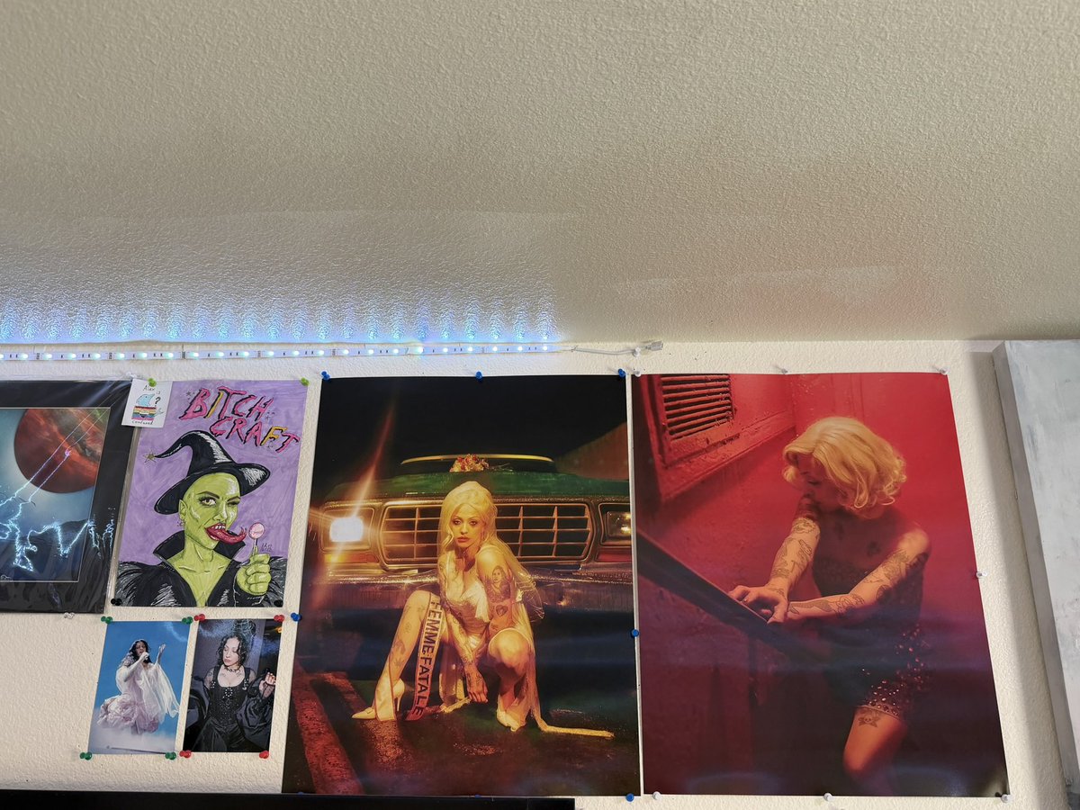 Sebbofthestars's tweet photo. I finally have all the Mon Laferte Vinyls, I’m actually like so happy rn, here they are + some pics I had turned into prints and posters!!!! 🩵✨ https://t.co/qlVgglJrop