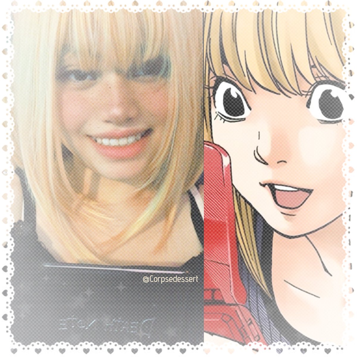 CORPSEDESSERT's tweet photo. Misa Misa edit/cosplay by me !! #selfie #cosplay #misaamane #deathnote #コスプレ #deathnotecosplay #misamisa #anitwt #animecosplay https://t.co/A9WCsdQbol