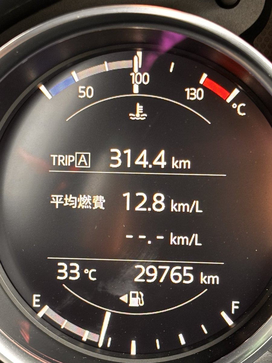 brdsanclimb's tweet photo. NDロードスター水温計100℃ちょい切った所で張り付いてるけど大丈夫なんかな？ https://t.co/KfgiPslBA2