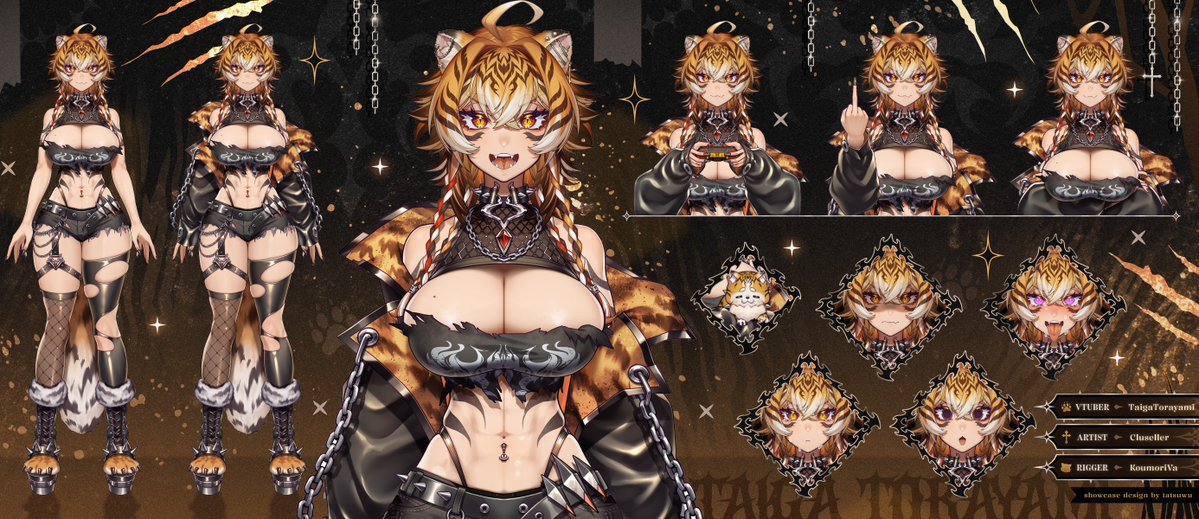 TaigaTorayami's tweet photo. 𝗚𝗔𝗢𝗢𝗢! 𝗠𝘆 𝗻𝗮𝗺𝗲'𝘀 𝗧𝗮𝗶𝗴𝗮 𝗧𝗼𝗿𝗮𝘆𝗮𝗺𝗶!!🐯⛓️

▷ ᴍᴏᴅᴇʟ: @cluseller + @koumoriva⚙️🖌️
▷ ᴀʀᴛ ᴛᴀɢꜱ: #tomboyink ✧ #taiga34 🔞
💌: business@taigatorayami.com

▼ Follow me on my socials, Rockstar ! ▼
https://t.co/l3nnzdG1Uc https://t.co/48YCDRMGK5
