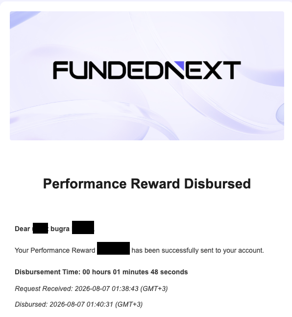 StraderBugra's tweet photo. Fundednext payout requestimi 2 dakika dolmadan onaylayıp hesabıma yatırdı.

Daha önce bu kadar hızlı payout almamıştım. https://t.co/Ft7GWmAejo