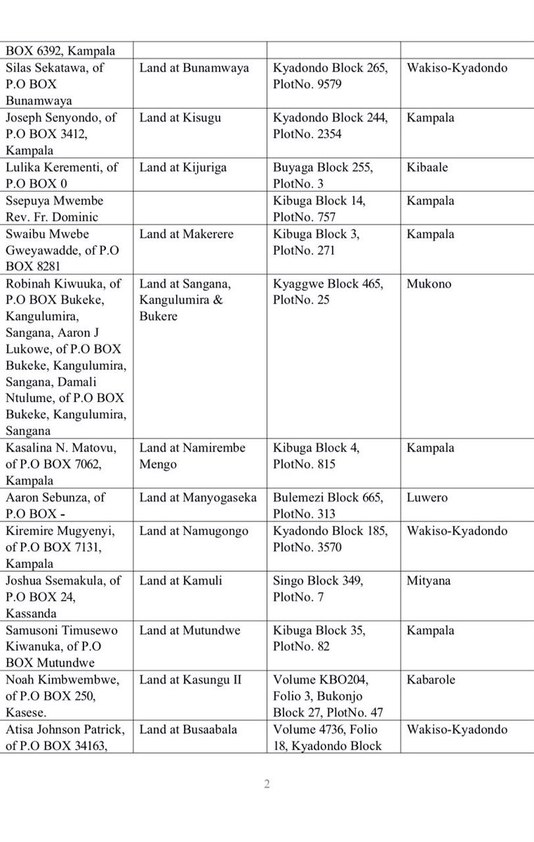 ministry_lands's tweet photo. 🚨NOTICE TO ALL LAND OWNERS🚨

The following reported their titles as LOST, STOLEN or MISPLACED during the month of June 2026! They have therefore requested SPECIAL TITLES to replace those lost.

Kindly Retweet 
1/5 https://t.co/VuswYCJ5kJ