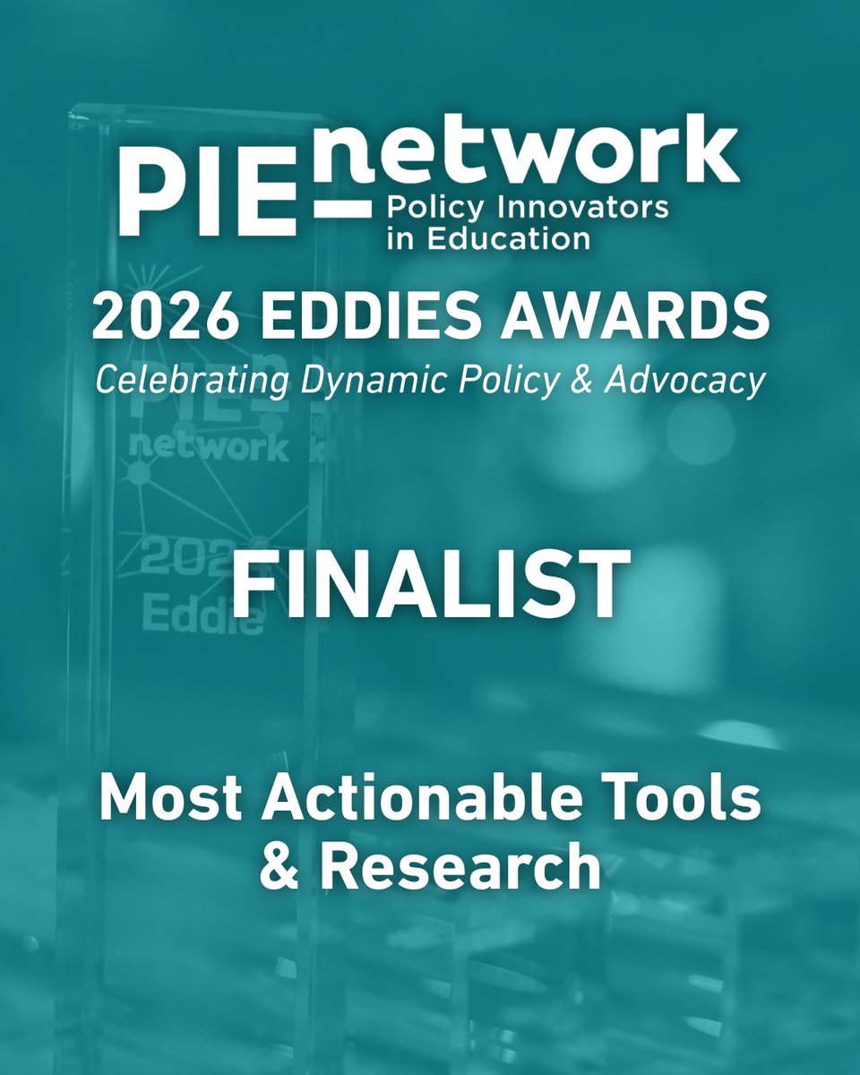 NationalParents's tweet photo. NPU, EdTrust, and All4Ed are excited to announce that we are finalists for the 2026 @PIEnetwork Eddie for Most Actionable Tools & Research. Finalists in this category developed resources, tools or solutions for state and local advocates across the Network.

This tool helps local advocates, parents and the media to understand the danger that their state’s assessment, accountability and/or funding waiver presents to holding all students to high standards & advancing equity.

PIE Network members, cast your vote through August 28. Learn more about this year’s dynamic nominees: https://t.co/epaiskGRHY