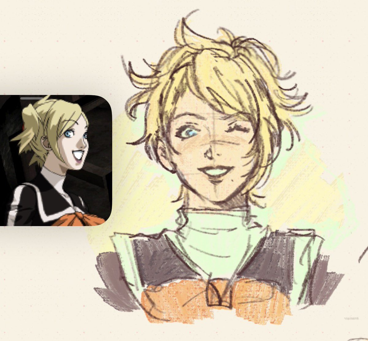 ak4mtsucr's tweet photo. i like these two a lot so far #persona2 https://t.co/EfD4TlixUh