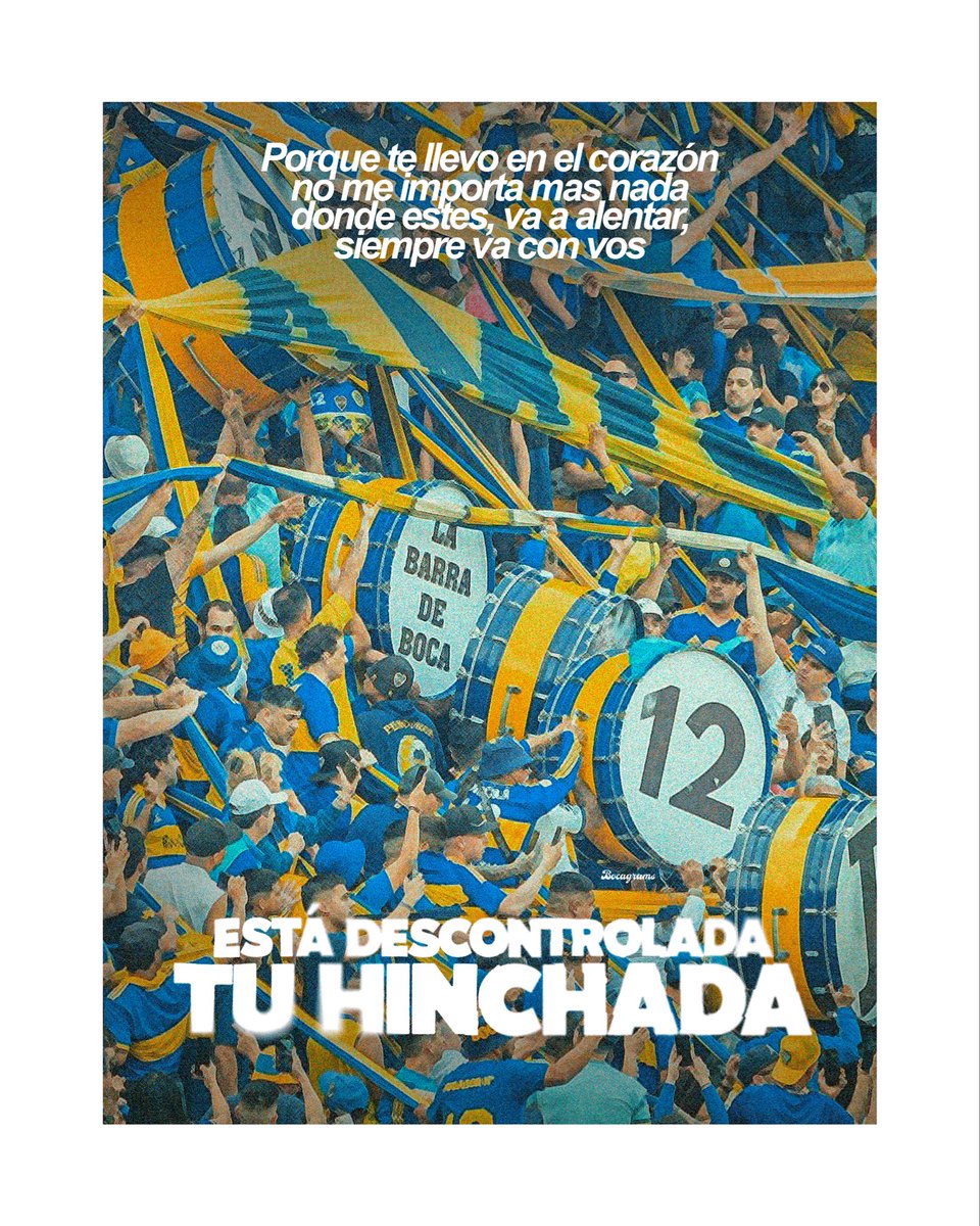 designrjr's tweet photo. Afiche bostero • Está descontrolada tu hinchada • 🇸🇪 https://t.co/DC6RgpF1fE