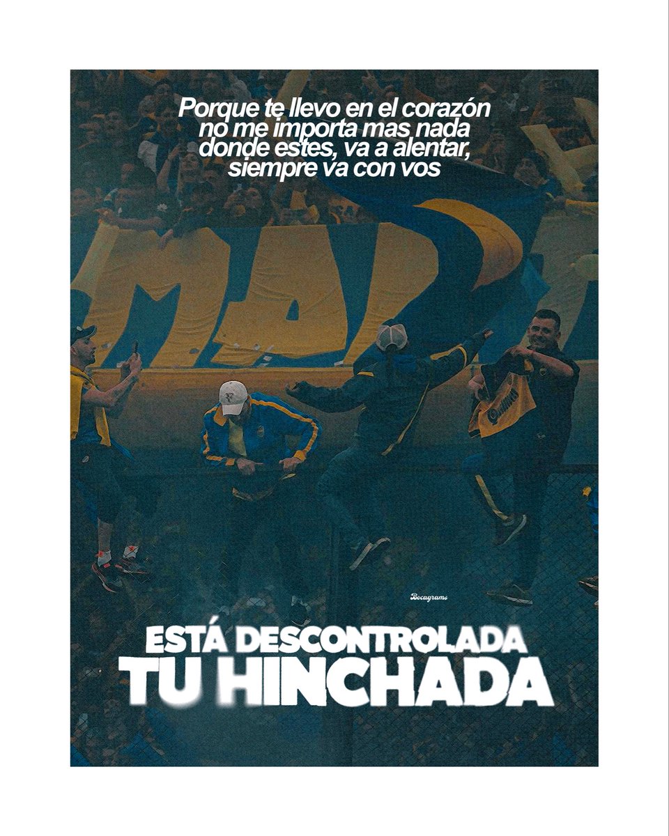 designrjr's tweet photo. Afiche bostero • Está descontrolada tu hinchada • 🇸🇪 https://t.co/DC6RgpF1fE