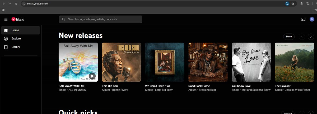 ALLinMusicDeb's tweet photo. 😎☀️☕️🫶... 🌊SAIL WITH ME showed up under Youtube Music Red's New Releases Today. I feel honored! 🥰
Listen to SAIL WITH ME here ...
https://t.co/Zp4kv514Ow https://t.co/jL91xLOZlG