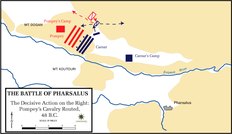 URDailyHistory's tweet photo. 9 Aug 48 BC: Julius #Caesar leads his troops to a decisive victory over the #Roman Republic army led by Pompey at the Battle of #Pharsalus in central Greece, during what was known as Caesar's Civil War. After the battle,#Pompey fled to #Egypt where he was murdered. #History #OTD #ad https://t.co/ATCh9kSOVT