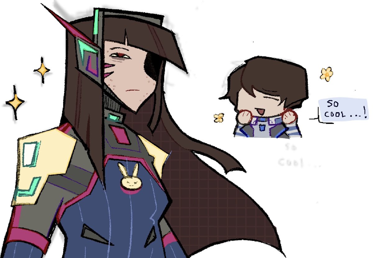 mercywerci's tweet photo. #overwatch im sooohappy with Meka....😢 https://t.co/8ZmNgfOddO