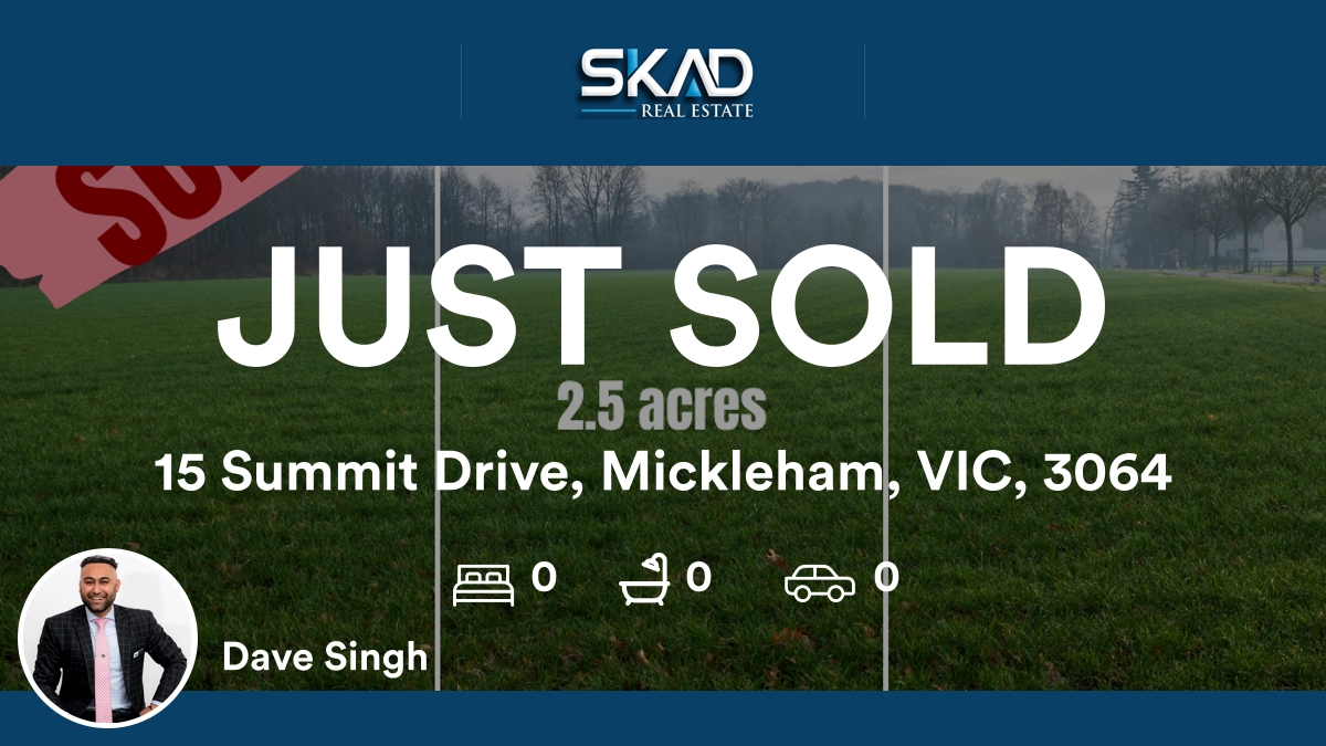 davesingh77's tweet photo. 📍 15 Summit Drive, Mickleham, VIC, 3064

My latest sale on RateMyAgent.

https://t.co/yLQyk8eFKi

...
#ratemyagent #realestate #SKAD_Real_Estate https://t.co/I19L6b7GsK
