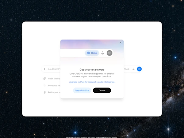 madonomori's tweet photo. 無料版「ChatGPT」にも「GPT-5.6 Luna」が開放、テキストチャットは無制限へ／Plus/Proでも「GPT-5.6 Sol」が強化、即答・熟考をスライダーで調整 https://t.co/37yWJtmWRz https://t.co/MXBrT5DmXs