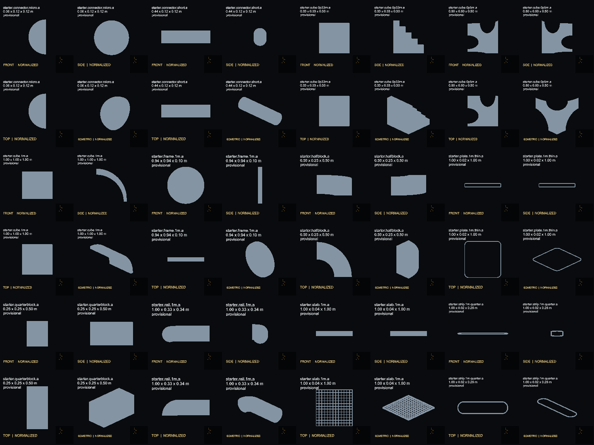 esansalari's tweet photo. @gamibase Two hours later: 434 owner-made FBX files. @gamibase had Luna Max render review cards so SOL Ultra could choose by shape and role. That became Asset Generation Pipeline V1: a decision-complete implementation plan. #GameAssets #UnityTools https://t.co/By6qQ84j41