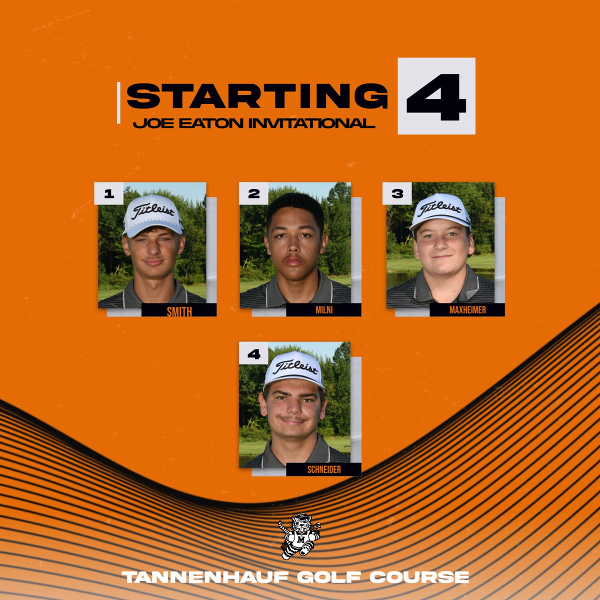 MTigerBGolf's tweet photo. The Tigers head to Tannenhauf tomorrow for the Joe Eaton Invitational. @MTigerAthletics @CarterMaxheime1 @cam_smithgolf @ginom_16 @MassillonSchool https://t.co/GF91w3CriW